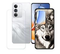 BMPNLSZ Coque pour Realme C71, Silicone TPU Cover Bumper Housse Étui Case + Film Protecteur Verre trempé écran pour (6,67") - LH8