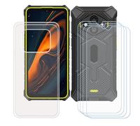 BMPNLSZ Coque pour Ulefone RugKing 3 Pro, Transparent Silicone TPU Cover Bumper Housse Étui Case + [4 pièces] HD Film Protecteur Verre trempé écran pour (6,56").