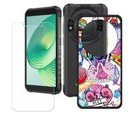 BMPNLSZ Coque pour Ulefone RugKing (5,99"), Silicone TPU Cover Bumper Housse Étui Case + Film Protecteur Verre trempé écran - LH43