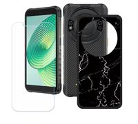 BMPNLSZ Coque pour Ulefone RugKing (5,99"), Silicone TPU Cover Bumper Housse Étui Case + Film Protecteur Verre trempé écran - LH13