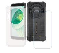 BMPNLSZ Coque pour Ulefone RugKing (5,99"), Translucide Silicone TPU Cover Bumper Housse Étui Case + HD Film Protecteur Verre trempé écran.