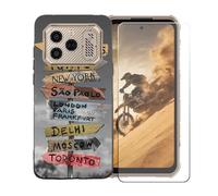 BMPNLSZ Coque pour Ulefone Rugone Xever 8 + Vitre de Protection - BST17