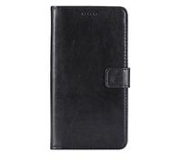 BMPNLSZ Housse pour Doogee S41 Max, [ Emplacements pour Cartes et Monnaie] PU Cuir Etui Portefeuille avec à Rabat Coque Protection Case Shell Cover pour (5,5") - Noir-HZFM