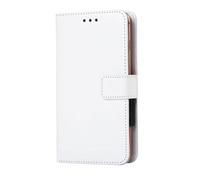 BMPNLSZ Housse pour Tecno Spark Go 2, [ Emplacements pour Cartes et Monnaie] PU Cuir Etui Portefeuille avec à Rabat Coque Protection Case Shell Cover pour (6,67") - Blanc-XHDSXT