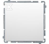 Simon Basic Single Button pivotant blanc BMPR1.01/11