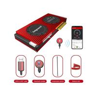 BMS intelligent, stock EU, connexion Bluetooth, LiFe 4S 200A, UART