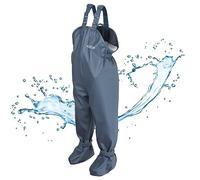 BMS Pantalon de Pluie BabyBuddy® avec Chaussons intégrés pour bébés à Quatre Pattes, idéal avec bavette pour bébés et Jeunes Enfants, 100% imperméable, certifié Oeko-Tex