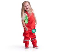 BMS Salopette de Pluie, imperméable, pour Enfants, Bleu Rouge
