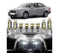 BMT xms Kit d'éclairage LED intérieur pour Mercedes Benz C-Class W203 S203 Sedan Wagon Estate 2000-2007 CLC CL203 Coupe 2000-2011, éclairage intérieur blanc 6000K, 15 pièces