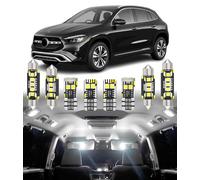 BMT xms Kit d'éclairage LED intérieur pour Mercedes Benz GLA-Class X156 2014-2020, éclairage intérieur blanc 6000K, 14 pièces