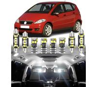 BMT xms Kit d'éclairage LED intérieur pour voiture - Remplacement pour Mercedes Benz A Class W169 B-Class W245 2004-2012, éclairage intérieur blanc 6000K, 19 pièces