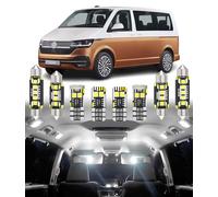 BMT xms Kit d'éclairage LED intérieur pour voiture - Remplacement pour Volkswagen VW Caravelle Multivan T5 T5.1 T6 2003-2018, éclairage intérieur blanc 6000K, 17 pièces