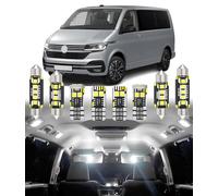 BMT xms Kit d'éclairage LED intérieur pour voiture - Remplacement pour Volkswagen VW Caravelle Multivan T5 T5.1 T6 2003-2018, éclairage intérieur blanc 6000K, 33 pièces