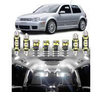 BMT xms Kit d'éclairage LED intérieur pour voiture - Remplacement pour Volkswagen VW GOLF Jetta 4 MK4 GTI 1999-2005, éclairage intérieur blanc 6000K, 13 pièces