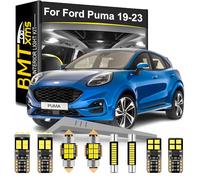 BMT xms Kit LED Intérieur pour Ford Puma 2019-2023, 10 Pièces Blanc 6000K Facile à Installer
