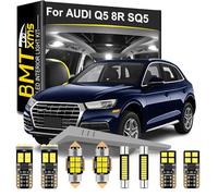 BMT xms Kit LED Intérieur pour voiture - Remplacement pour AUDI Q5 SQ5 8R 2008-2017, éclairage intérieur blanc 6000K, 22 pièces