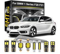 BMT xms Lot de 6 lumières LED d'intérieur pour BMW 1 Series F20 F21 Hatchback, ampoules LED pour intérieur de voiture et camion 6000 K blanc lumineux