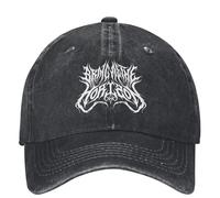 BMTH Bring Me The Horizons Brutal Logo Denim Casquette de Baseball Rock Musique Tennis Skate Trucker Hat Hommes Adulte Casquettes de Baseball à l’épreuve du Soleil,Cadeaux Homme