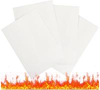 BMTTERQGWO-4 feuilles joint haute temperature en ceramique ignifuge poele a granules, bois, four, chaudiere, forge, coupe DIY