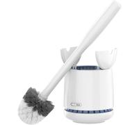 BMTTERQGWO-MR.SIGA Brosse WC et support, haute qualite, manche solide et poils resistants, blanc, 1 piece