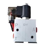 BMTTULKI Électrovanne hydraulique de connecteur à changement rapide d'excavatrice 12 V et 24 V connecteur à changement rapide de valve anti-retour de cylindre (12 V trois trous)