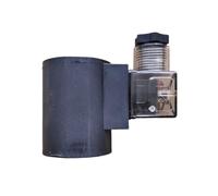 BMTTULKI Électrovanne hydraulique de connecteur à changement rapide d'excavatrice 12 V et 24 V connecteur à changement rapide de soupape anti-retour de cylindre (bobine à grand trou 12 V)