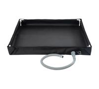 Bmucp Bassine de douche de camping, bac de douche d'extérieur - Base de bain multifonctionnelle - Base de douche pliable et sol avec drain pour le camping, les voyages, la randonnée en camping-car