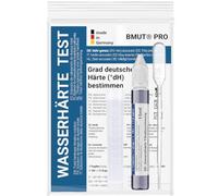 BMUT - Mesure de la dureté de l'eau - Kit de test de dureté allemande - Solution de titrage - Doux, moyen, dur - Plage de mesure 0 à 30 °dH - Test de calcaire (1 x 15 ml)