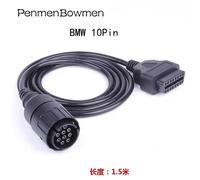 Bmw 10pin 1pcs Connecteur De Transfert Universel Efi Pour Moto, Quatre Fils De Transfert Obd2, Détecteur De Diagnostic, Prise De Transfert Spéciale Langjie Efi "Nipseyteko