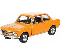 BMW 2002 ti Modèle réduit de voiture en métal 11,5cm Modèle de voiture Jouet Enfants Cadeau 44 (Orange)
