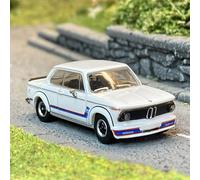 BMW 2002 Turbo, décorée, blanc - PCX 870440 - HO 1/87