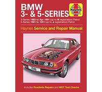 Haynes – BMW 3 & 5 Series – Bmw 3- & 5-Series Essence (81 - 91) – Manuel de réparation