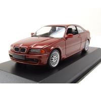 BMW 3er E46 Coupé 1999 Rouge Métallique Maquette de Voiture 1:43 Maxichamps