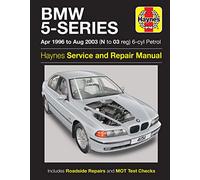 BMW 5-Series 6-cyl Petrol (April 96 - Aug 03) Haynes Repair Manual: 96-03