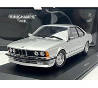 Bmw 635 Csi 1982 Métallique Argent Modèle Réduit Voiture 1/18 Échelle Minichamps