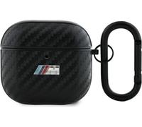 BMW BMA4CMPUCA Housse Apple AirPods 4 PU Carbon M collection noire