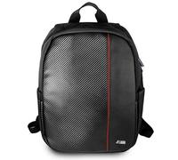 BMW Carbon Red Stripe - Sac à dos pour ordinateur 16"" - Noir