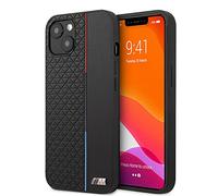 BMW BMHCP13MTRTBK Coque pour iPhone 13 6,1" Noir M Collection Triangles