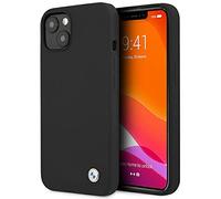 BMW BMHCP13SSILBK Coque de Protection en Silicone pour iPhone 13 Mini 5,4" Noir