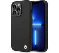 BMW BMHCP14LSILBK Apple iPhone 14 Pro noir Silicone Metal Logo