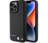 BMW BMHCP15X22NBCK Apple iPhone 15 Pro Max Cuir Carbone noir