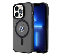 BMW BMHMP14LDSLK Coque Rigide pour iPhone 14 Pro 6,1" Noir Signature