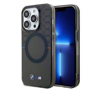 BMW BMHMP14LHGPK Coque Telephone pour iPhone 14 Pro 6,1'' Gris Motif