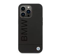 BMW BMHMP14XSLLBK Coque de Protection Rigide pour iPhone 14 Pro Max 6,7" Noir/Noir Logo Signature Imprint