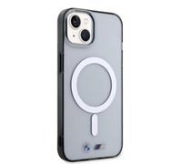 BMW BMHMP15SHCRS Coque Rigide Transparente pour iPhone 15 6,1" Bague argentée