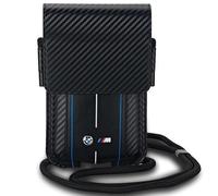 BMW Carbon Blue Stripes Wallet Bag - Étui pour téléphone portable (noir)