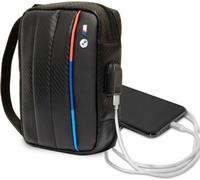BMW Carbon Tricolor - Sacoche / Organisateur avec port USB externe (noir)