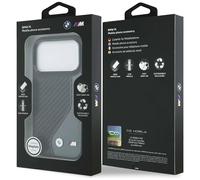 Etui BMW M Carbon Logo MagSafe do iPhone 17 Pro antracyt