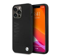 BMW Coque Rigide en Silicone pour iPhone 13 Pro / 13 6,1" Noir