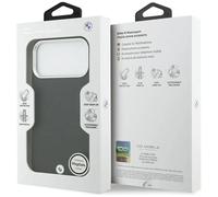 CG MOBILE Logo BMW entièrement enveloppé en métal compatible avec la coque MagSafe pour iPhone 17 Pro Max (noir)